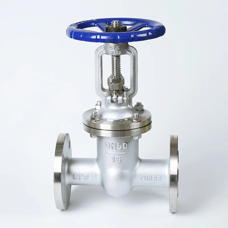 Flanged Gate Valve Z41W/H-16P/16R Manual Chemical Gate Valve 316 Stainless Steel Acid OEM Normal Temperature Flange Connection