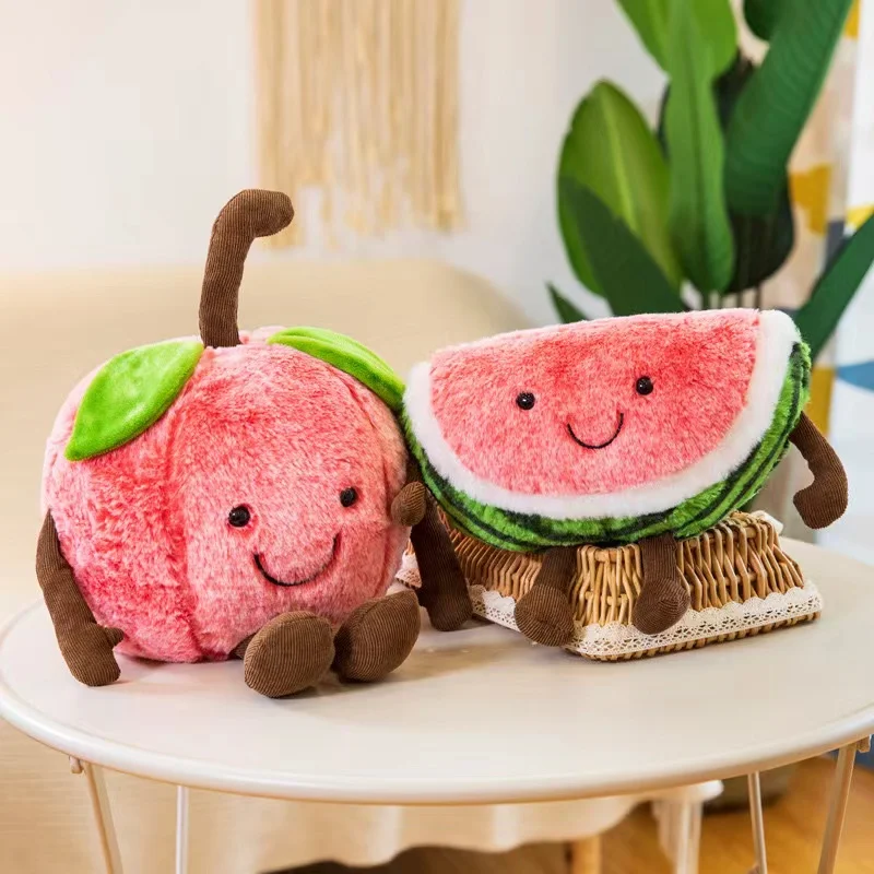 Soft Stuffed Animals Custom  Plushies Wholesale Cute fruit Plush Toys