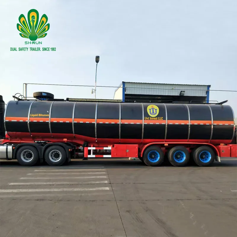 Asphalt transport tanker trailer produced by factories in China best-selling products in Africa and Nigeria