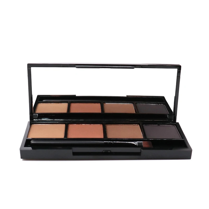 4 Colour Eye Brow Powder Pressed Waterproof Long Lasting Cosmetic Eyebrow Powder Kit