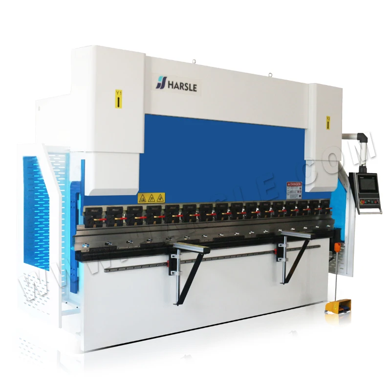 HARSLE DELEM DA53T 2D 4 Axis CNC Press Brake Graphical Controller Carbon Italy Servo Marketing Copper Metal Steel Key