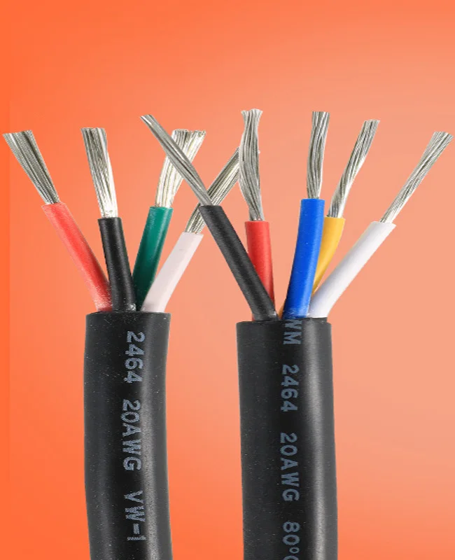 Doxconn USA Standard UL2464 PVC Stranded Wire 14 16 18 20 22 24 26 28 30AWG 2 3 4 5 6 7 8 9 10 Cores Multi Core Sheathed Wire