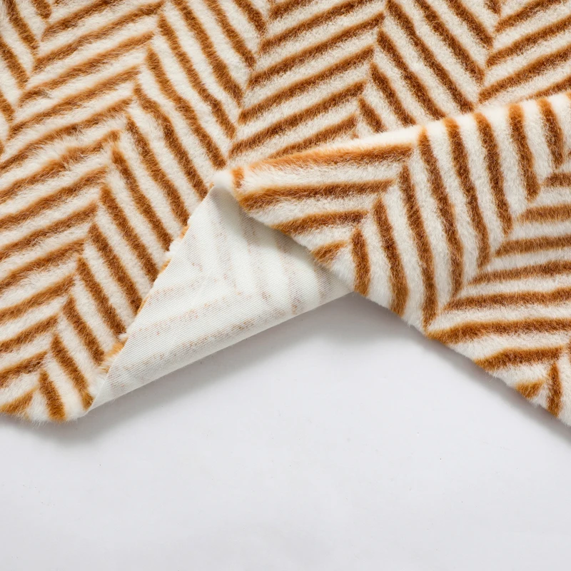 
Super soft printing fox faux fur mink fabric 