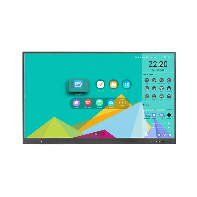 Riotouch 65 75 86 New arrive touch Flat panel Meeting Room Education interactive smart board for teaching