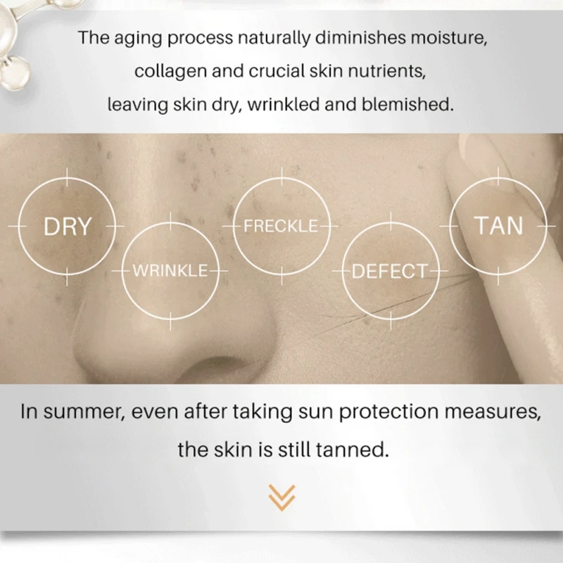 Brightening Facial Serum Kojic  Acid Glutathione Moisturize Skin Oil Control 2% Glutathione White Serum
