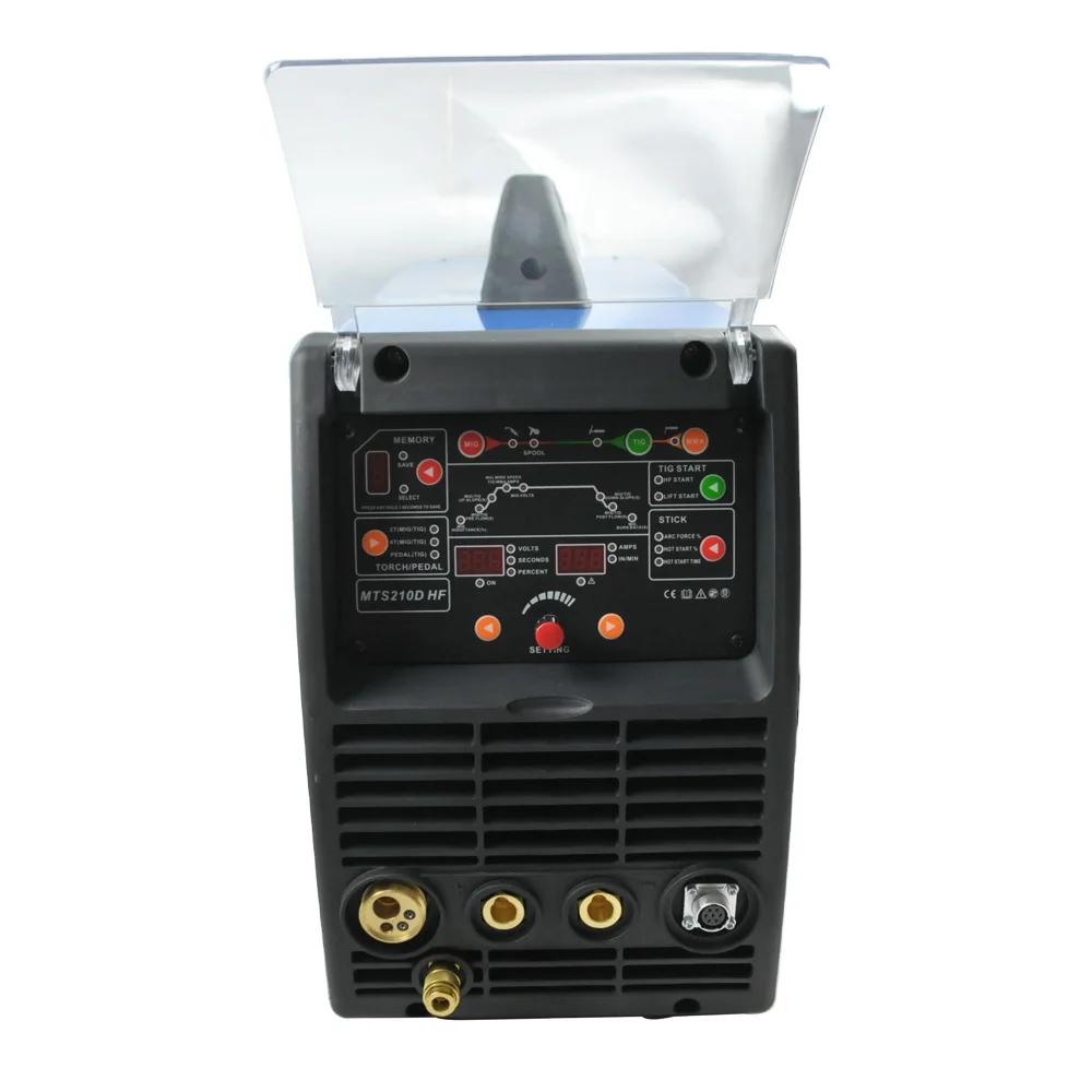 IGBT инвертор HF-TIG синергетический миг-маг DC MMA MTS210 110V/220V сварочные аппараты