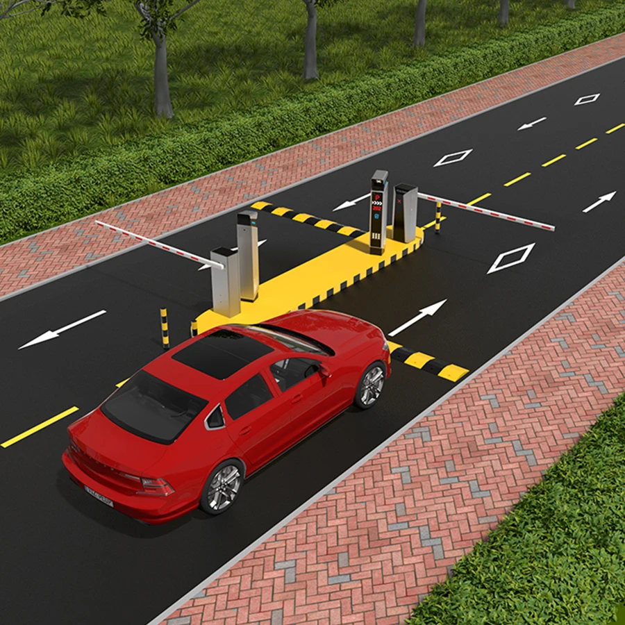 High Speed 0.9s Automatic Servo Motor Remote Control Roadway Safety Adjustable Electronic Car Parking Barrier Gate