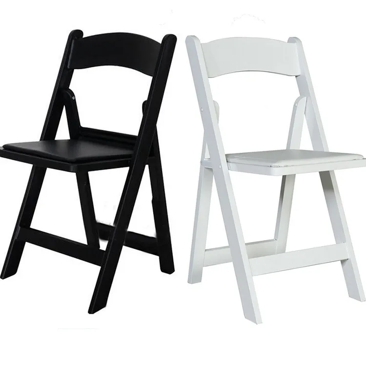 Wholesale Fold Up Furniture White Wooden Folding Chairs For Events Weddings