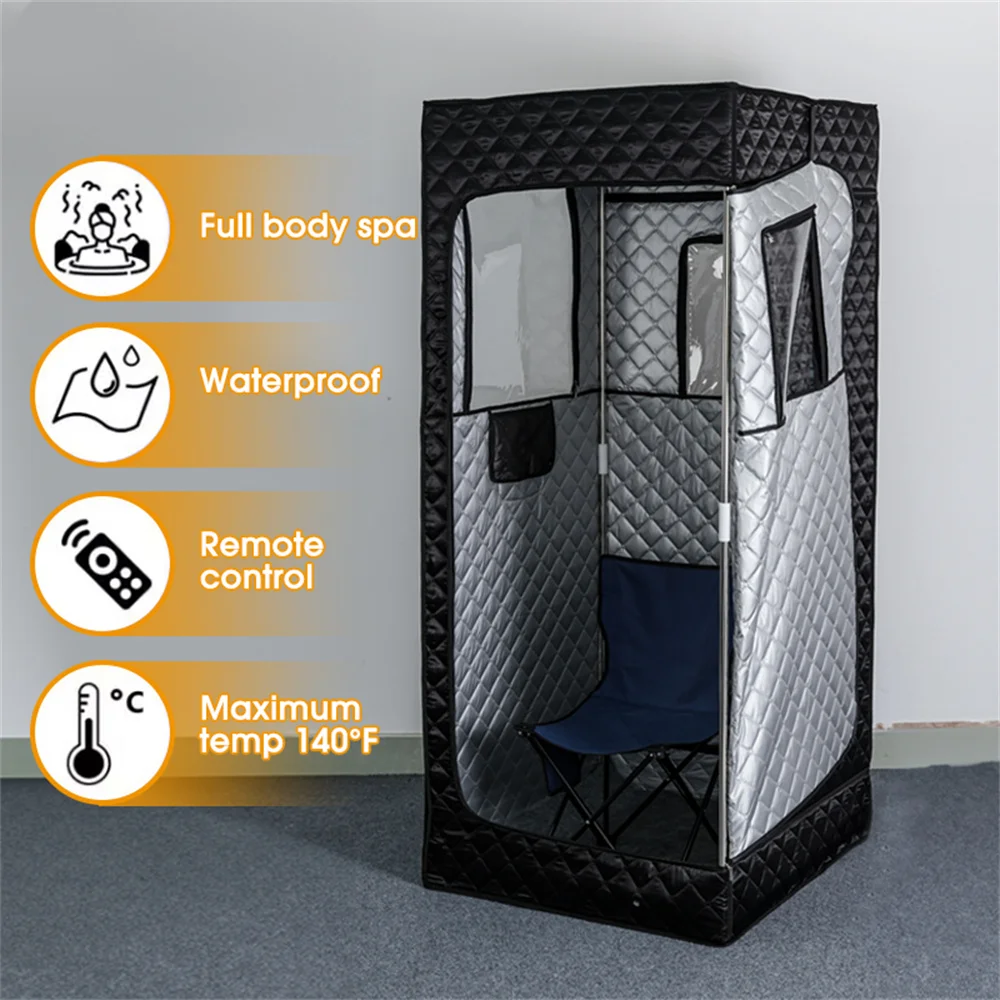 Home Use Full Body Sauna Steam Tent Sauna Room Weight Loss Detox Relieve Stress Indoor Full Body Steam Suna Tent