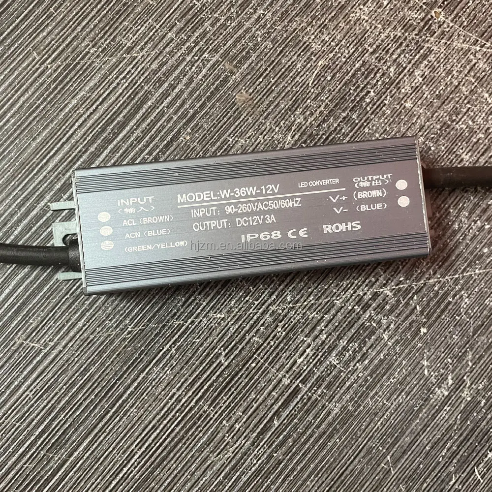 waterproof  led power supply adapter RGB transformer dmx driver 110V 220V To DC 12V 24V for swimming pool lights 60W 400W 600W