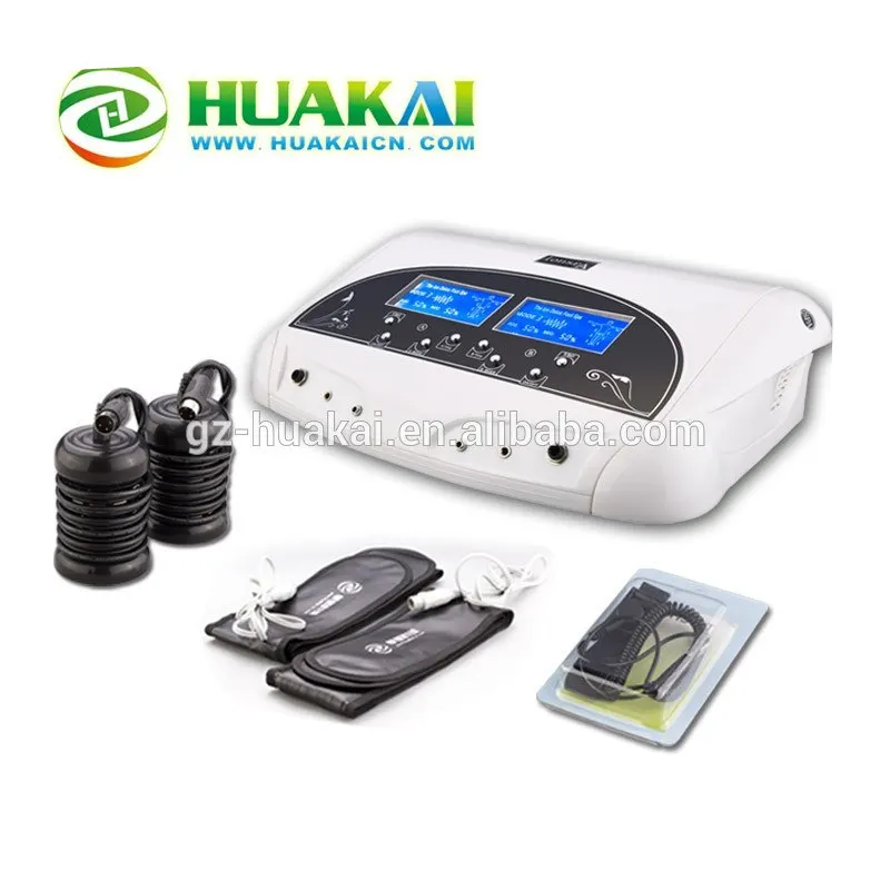 HK-805C Dual Foot Detox Machine Health Care Multifunction Ionic Detoxify Foot Spa