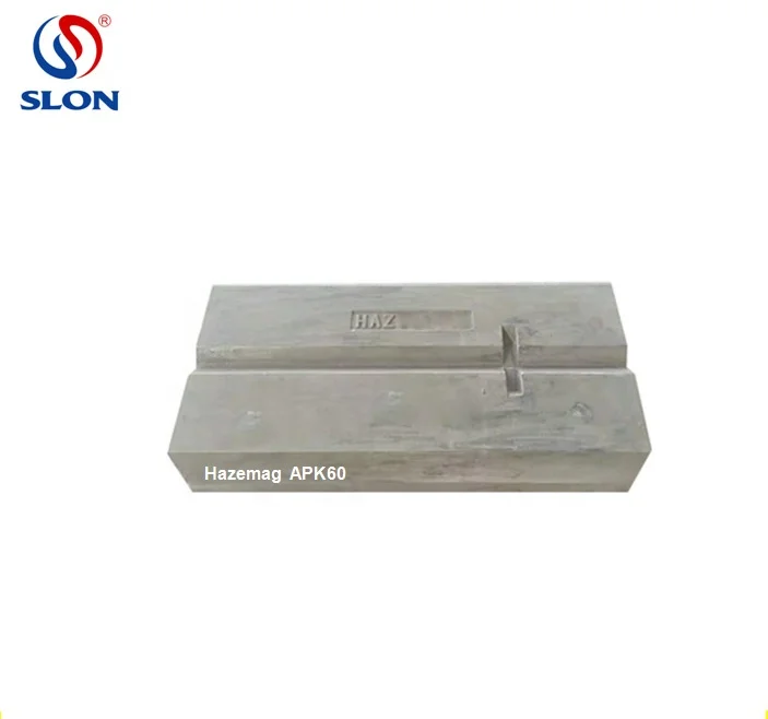 High Chromium wear parts blow bar for Rockster Rubble Master Hazemag APK40 APK50 APK70  impact crusher