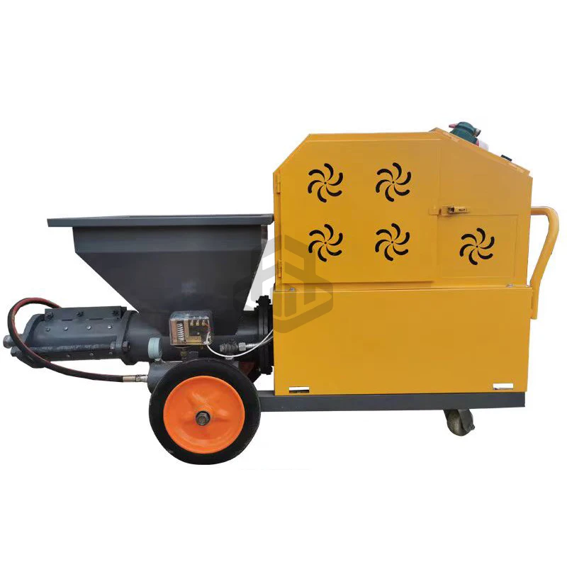 220V Electric Cement Sprayer Machine with Reliable Motor for Construction Sites 30m Maximum Horizontal Conveying Distance