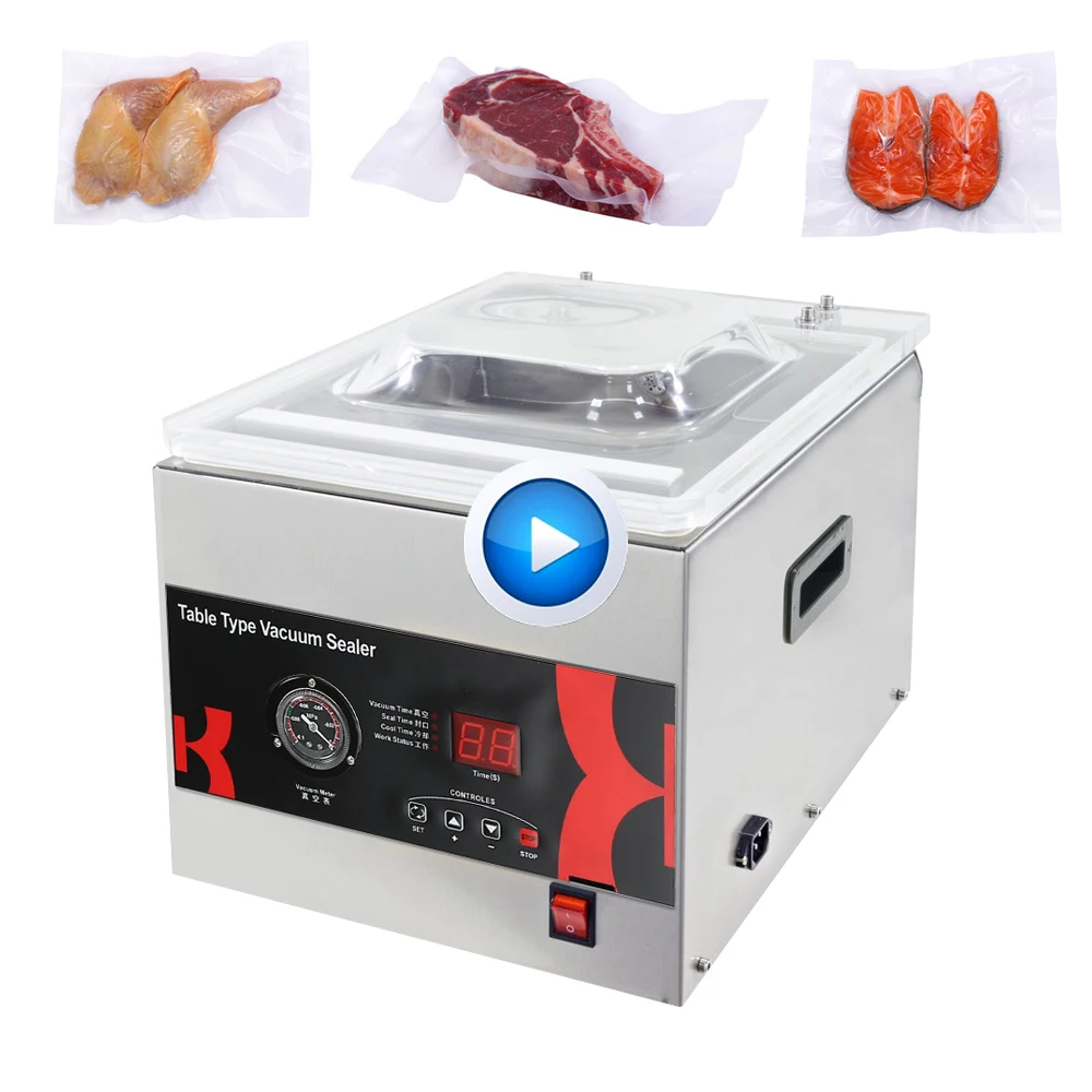 Bespacker DZ-260C household vacuum sealer nitrogen flushing sealing machine vacuum packing machine