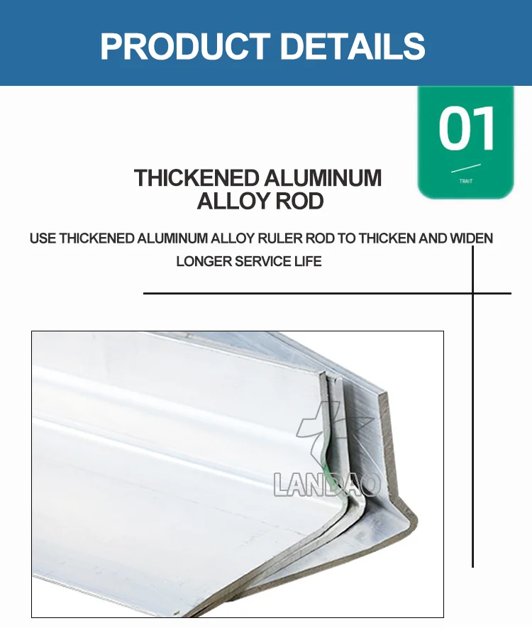 Concrete Vibratory Screed, Vibrations Leveling Ruler, Concrete Finishing Vibrating Screed