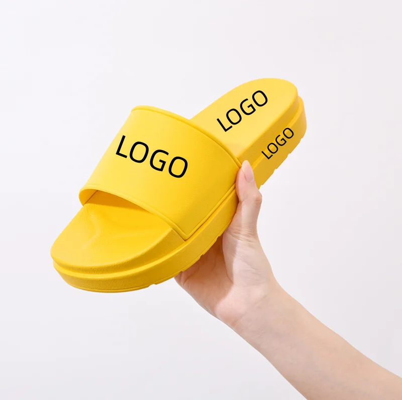 Slides Shoes Ladies Pvc Sandals Slippers For Women With Logo Custom Slippers