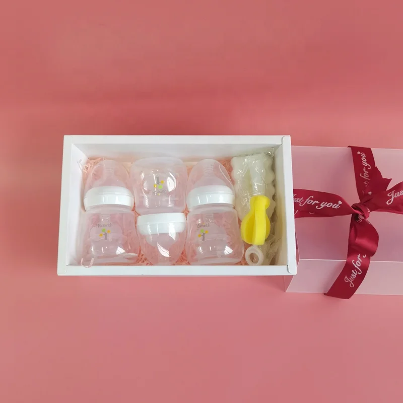 Shower gift set 12pcs baby bottles set teat giveaway bimirth baby safe 180ml massage teat feeding bottle for newborn gift set