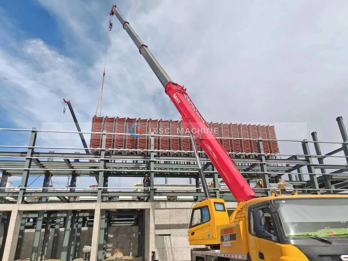 150TPH HMW Plant Zircon Garnet Rutile Beneficiation Equipment Complete Setup Heavy Mineral Sand Wash Plant