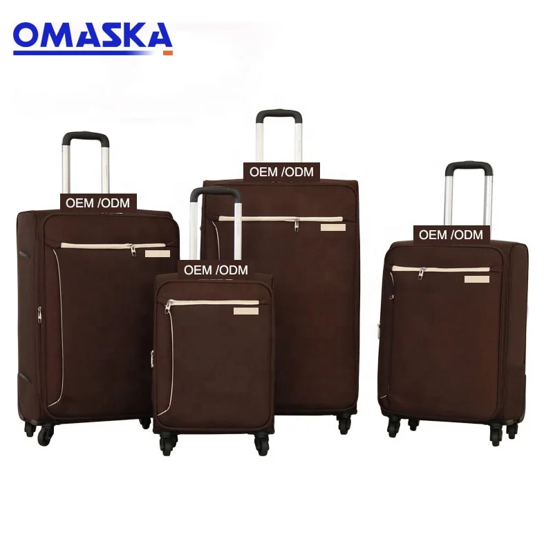 2019 new fashion factory OEM ODM personalized wholesale 4 pieces set luggage sets suitcase