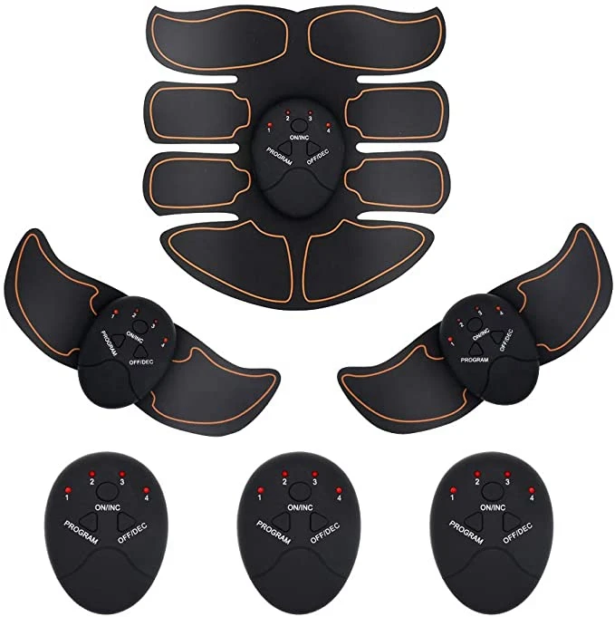 Электронный стимулятор мышц Тонер тренажер для брюшного пресса тонизирующий пояс EMS ABS корпус