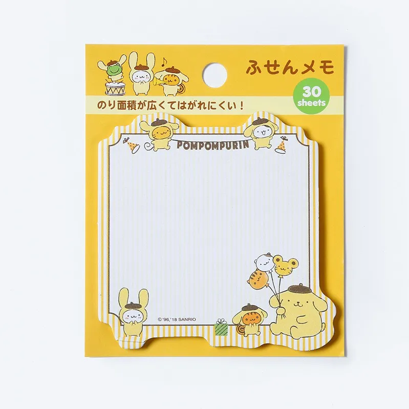 HOSHOM Office Accessories Custom Printed Memo Pad School Supply Kawaii Decorative Sticky Notes Tear Off Anime Sticky Notes