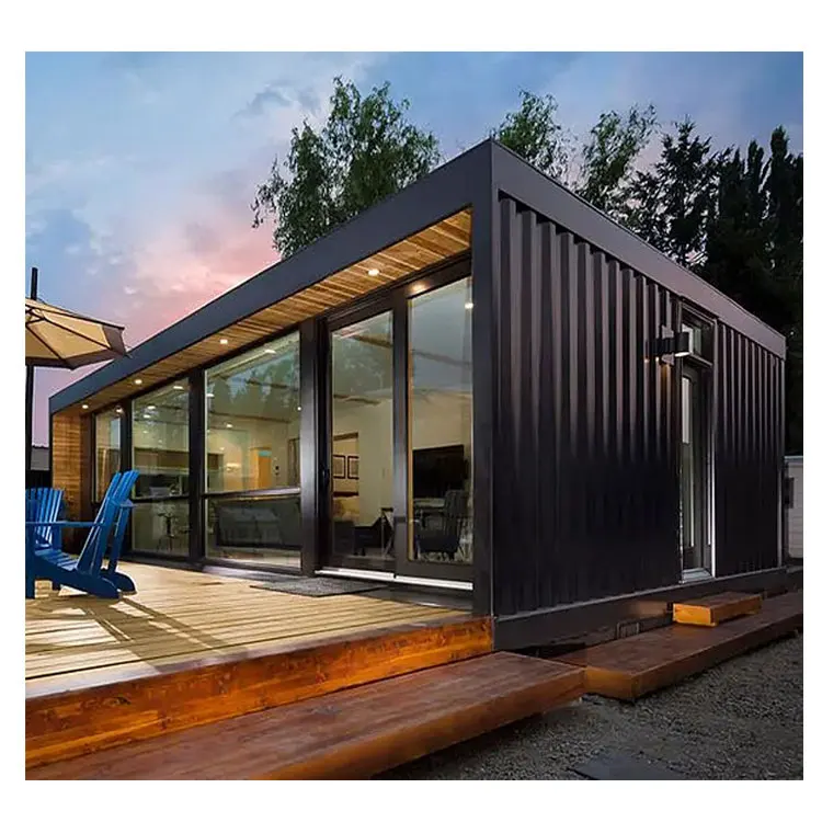 Low Price container house door steel structure frame welded moduler homes
