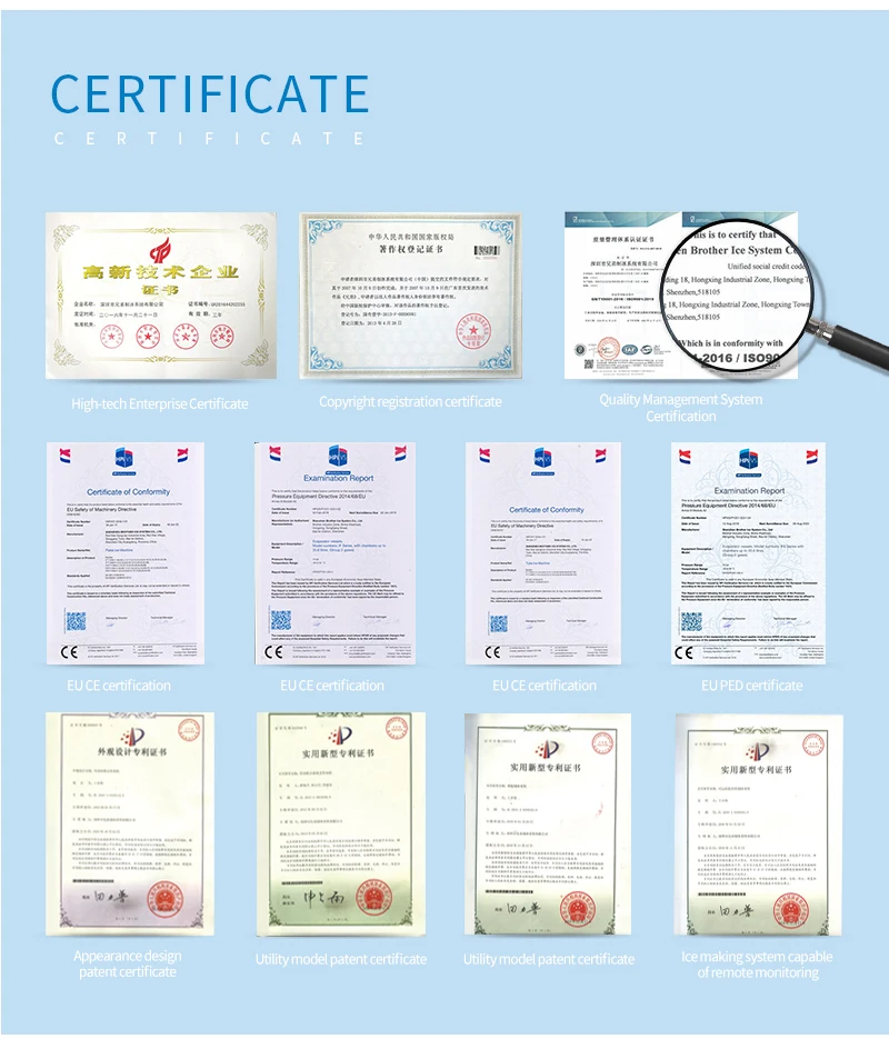 Refrigeration Equipment 1 Ton Industrial Commercial Ice Machine Price Tube Ice Making Machines For Sale