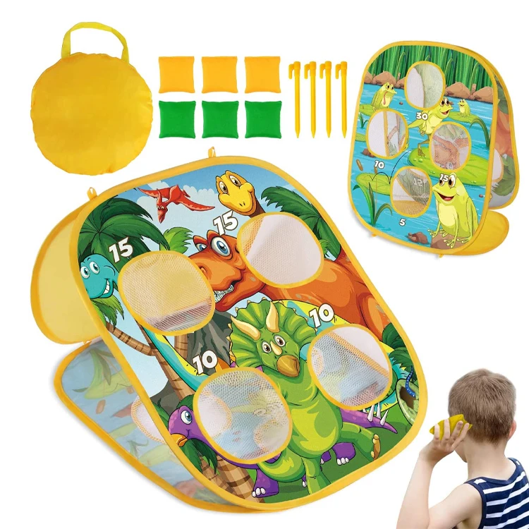 Foldable Pop Up Pop-up Sets Kits Outdoor Toy Gift Bean Bag Toss Game for Kids Children