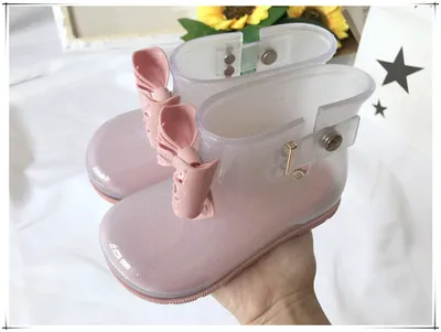  Мариссы; Новая детская мода; Летние модные туфли с бантом в стиле обувь для дождя из водонепроницаемого материала нескользящая износостойкий всех