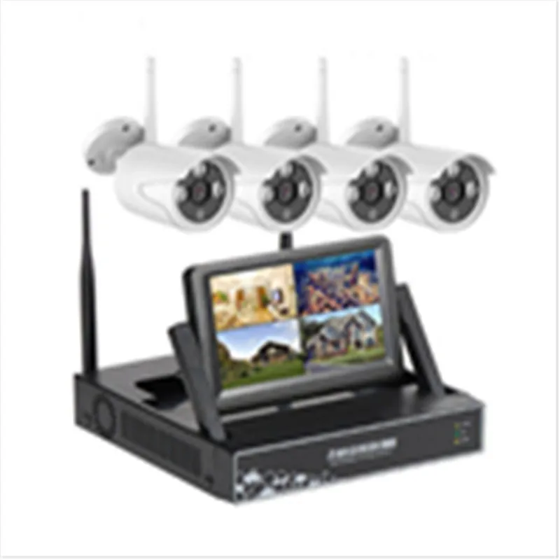 2MP CCTV Wireless System Audio Record Outdoor Waterproof P2P Wifi Security Ai Camera Set Video Surveillance Kit