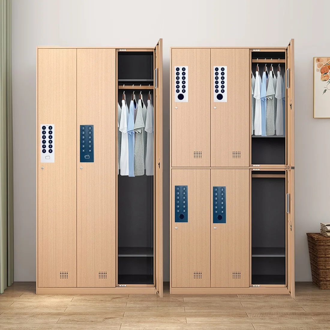 GIS Smart Factory New Arrival 4-10 Pin Code Keyless Electronic Rfid Password Cabinet Locker Lock Smart Digital Wardrobe Lock