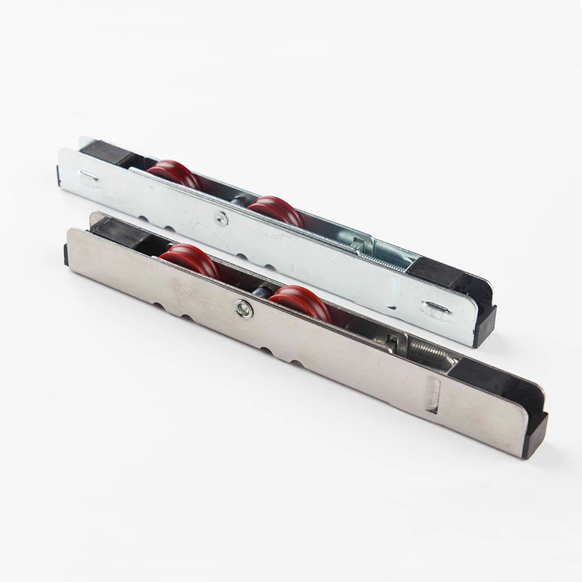 Iron House Zinc Plated Windows Sliding Door Double Roller Wheels For Upvc Aluminium Windows Door