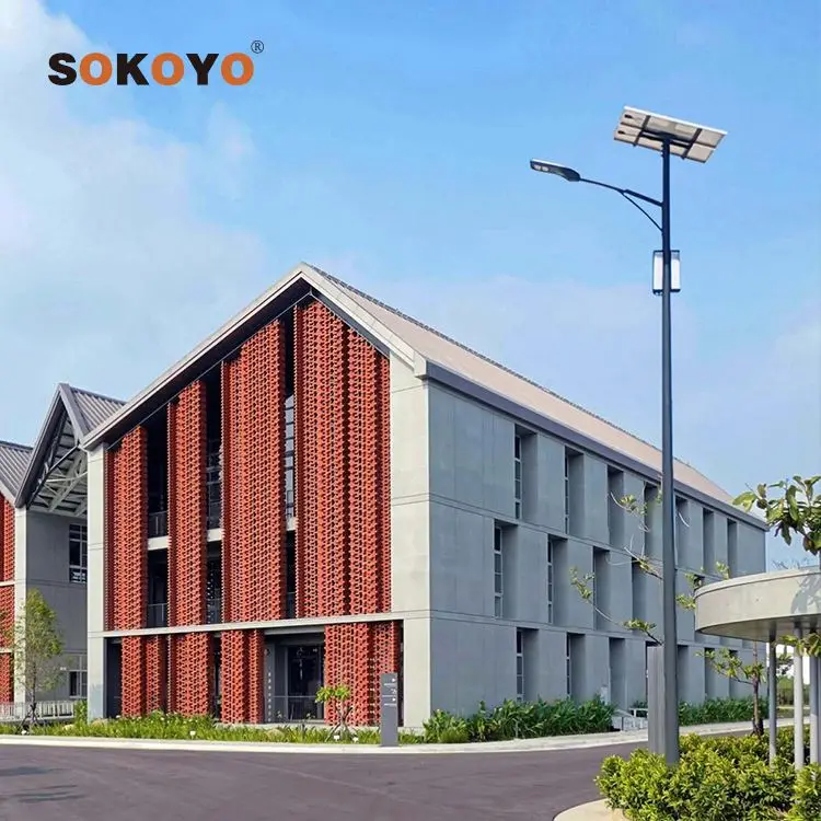 SOKOYO Waterproof Energy Powered Ip66 Streetlight 80W 100W 120W 150W Outdoor Panel Split Led Solar Street Light