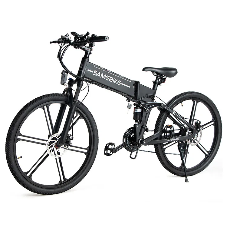Rechargeable ebike folding fat tire mountain electric bike