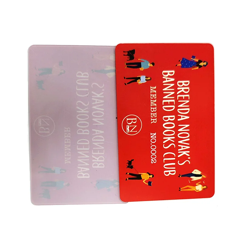 Manufacturers Support Personalized Customization 85.5*54mm PVC Transparent Printed Plastic Business Cards
