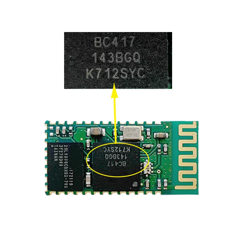 HC 06 RF Wireless BT Transceiver Slave Module RS232 / TTL to UART Converter And Adapter HC-06
