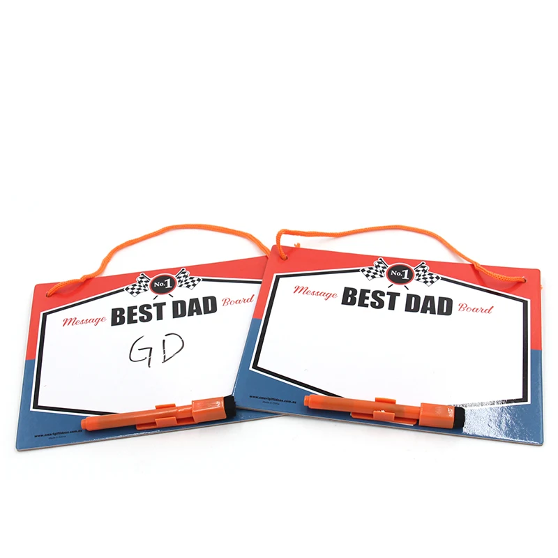 Custom kids fridge magnet whiteboard magnetic writing board for gifts/ hanging cardboard whiteboard