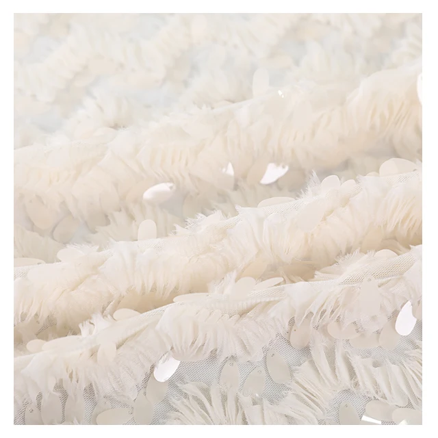 mesh lace rope sequin palin embroidery baby kids children women girl wedding dress cloth skirt evening garments fabric