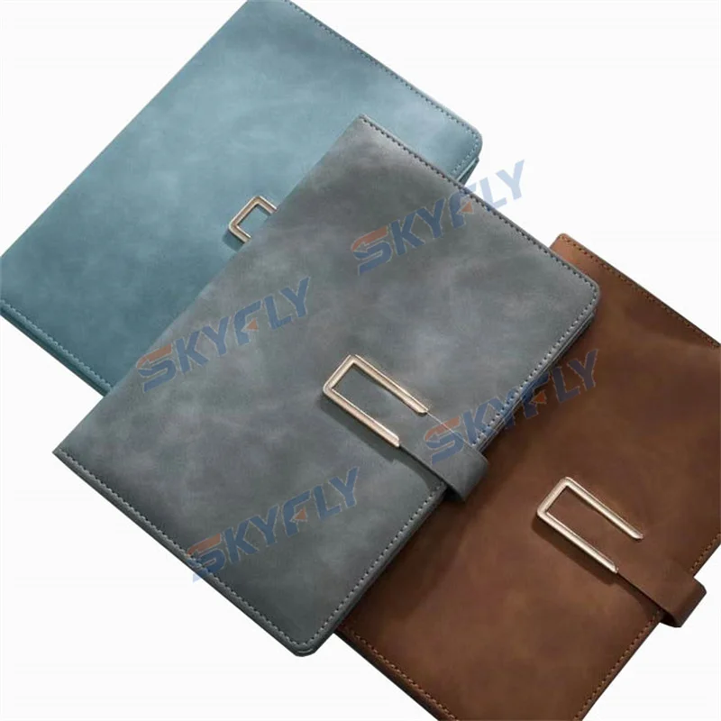 Personalize Custom A5 Journals Note Books Custom Logo Business Planner Customizable Pu Leather Notebook with Brand Logo