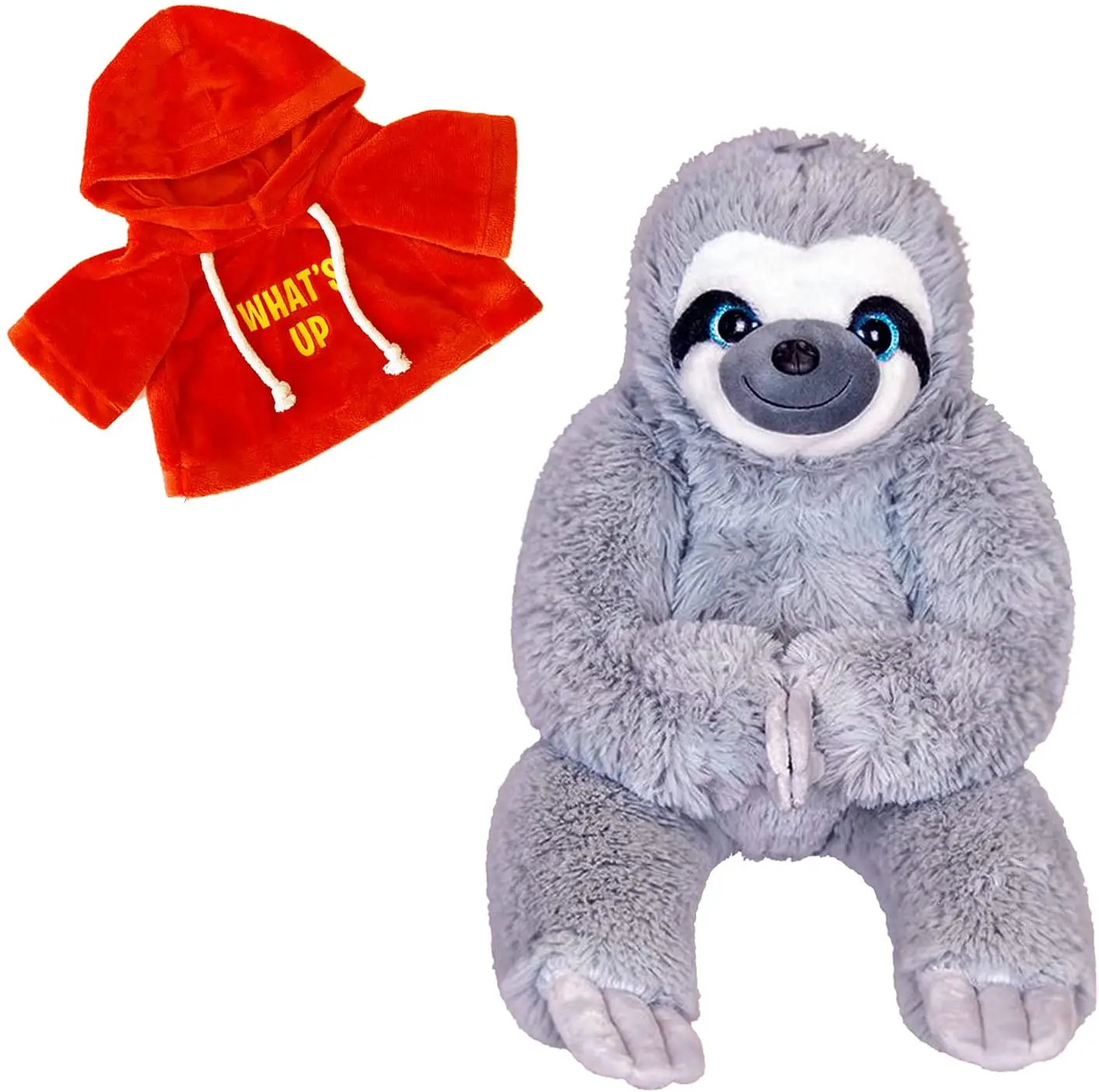 2022 New Design Customization Cute soft toy sloth Stuffed Animal 30 Inch Sloth Doll in Hoodie Plush Toy