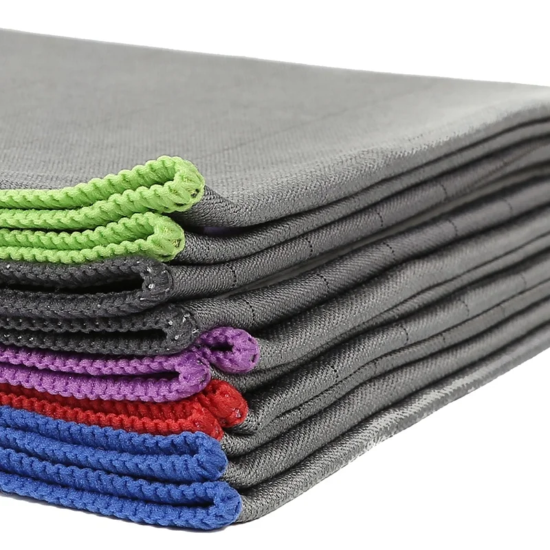 
Personalized Colorful Stitched Clean Microfiber Carbon Fiber Towel 