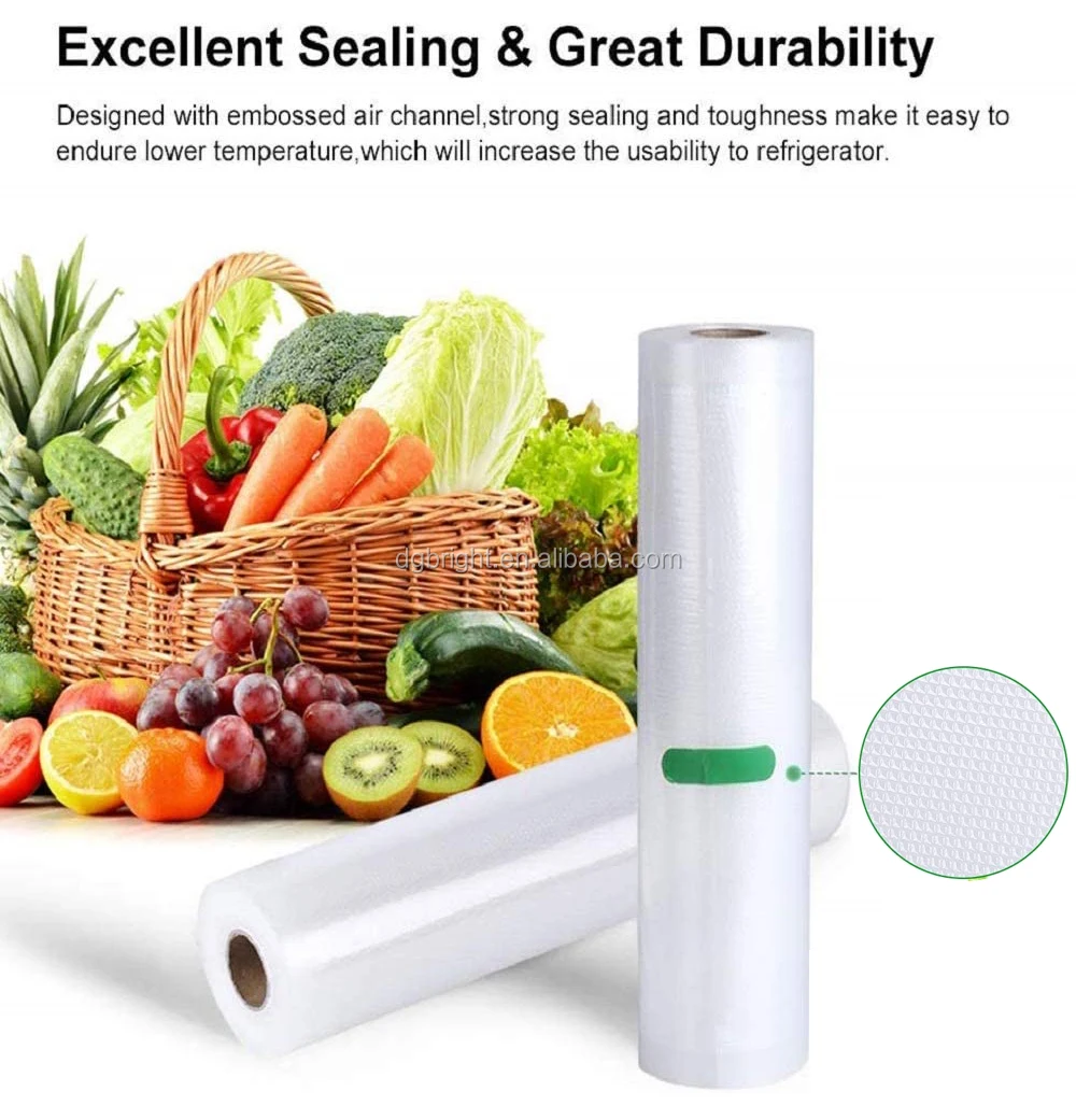 Vacuum Sealer Bags for Food Saver Food Grade Material Food Magic Seal Bag Vacuum Storage Bags Roll