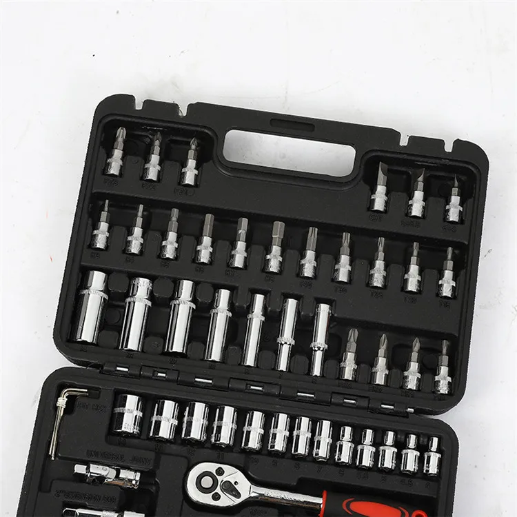 Good Quality Complete Functions 53pcs Tool Set Repair Mechanic Wrench Sleeve Set Kit Hand Tool