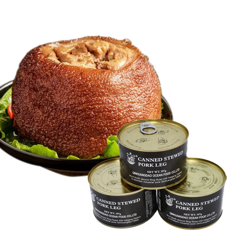 Китайские вкусные открытый мгновенный мясо консервы тушенная свиная ноги стул для кемпинга