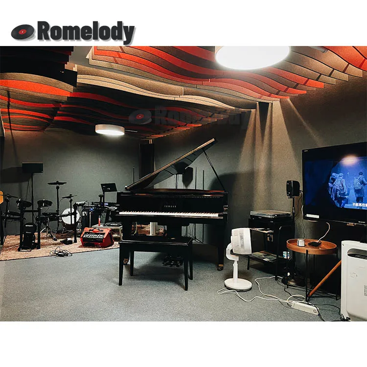 Factory Suspended Visually Appealing Excellent Acoustic Performance Acoustic Ceiling Clouds Mounted On Ceilings