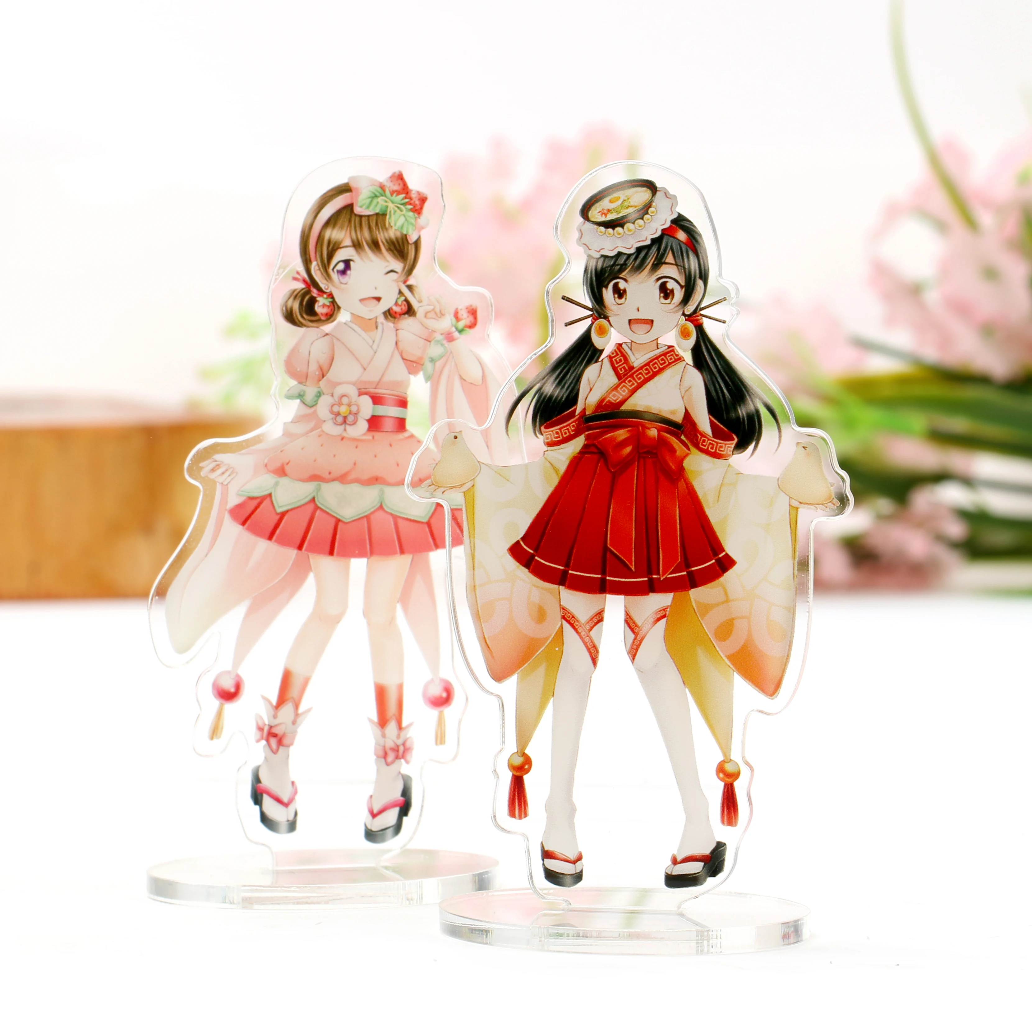  Vograce Wholesale New Design Custom Shaped Transparent Animation Game Character Acrylic Action Comic Figure