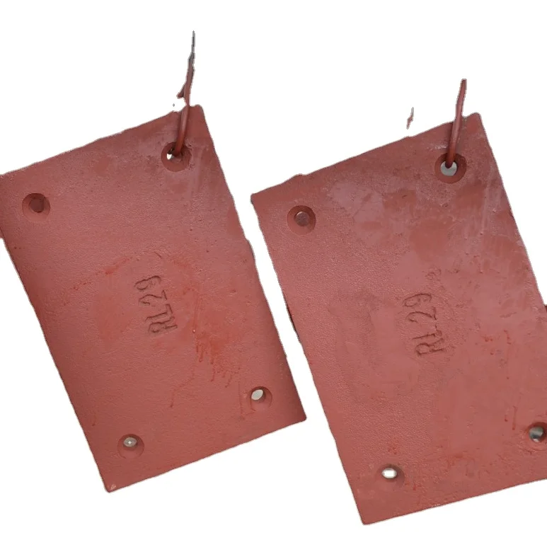 Высококачественная хромированная чугунная мельница линейная пластина для цементного завода износостойкие детали линейные запасные части