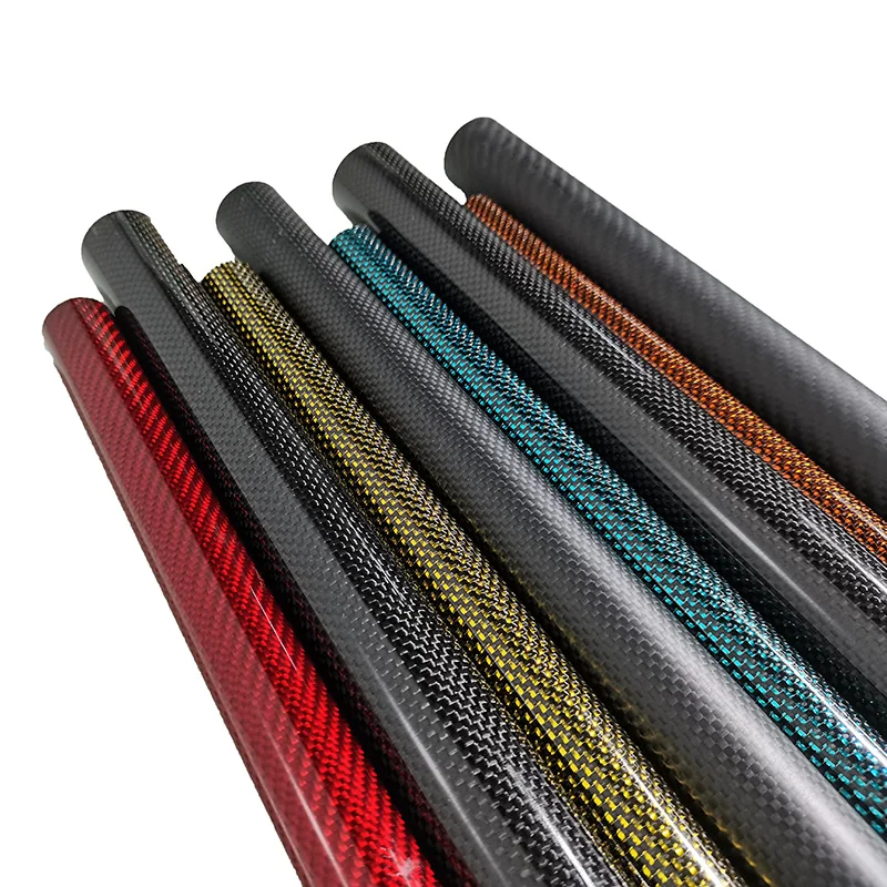 Excellent Quality Durable Tube De Fibra De Carbone Carbon Fiber Tube Length 1000mm