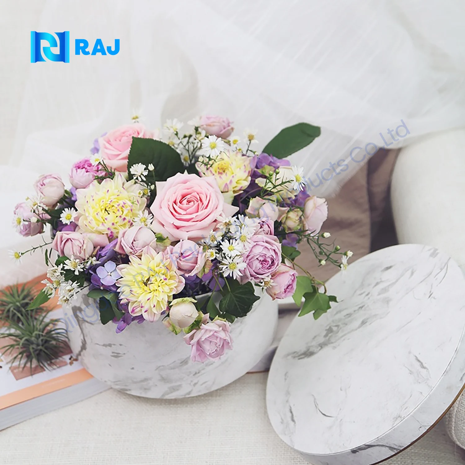 Exquisite Custom Cylinder Cube Cute Packaging Box Paper Tube Printed Cardboard Round Hardboard Packaging Round Box For Gift Pack