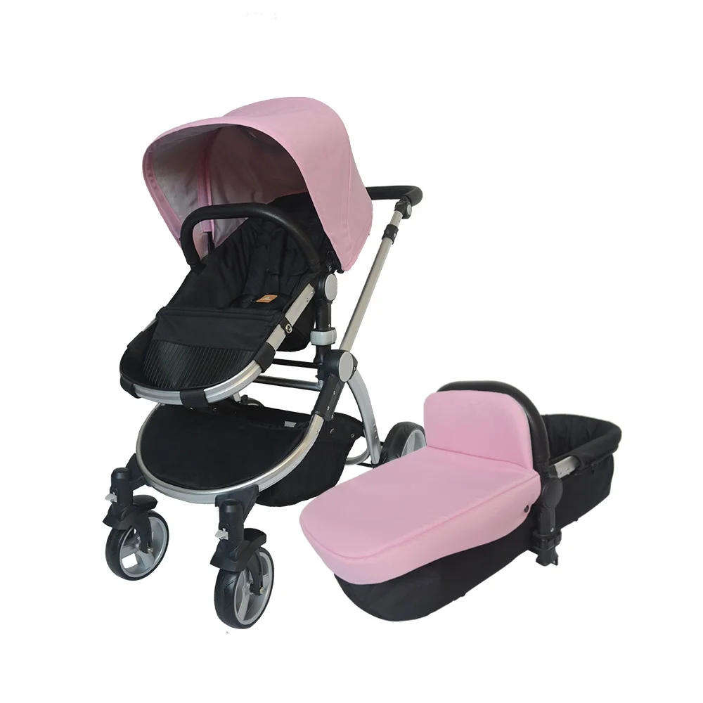 3 in1 alloy frame baby stroller with EN1888 / hot selling high view baby pram SC-06